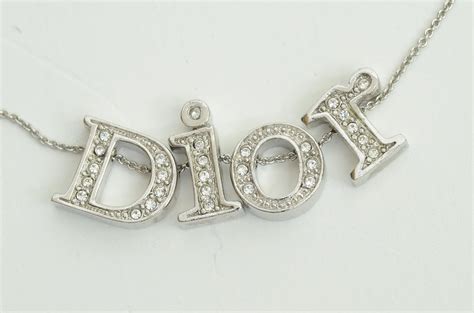 what are dior necklaces made of|dior letters necklace value.